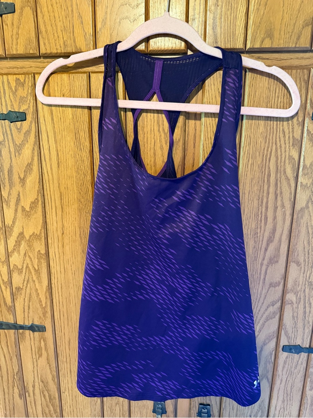 Under Armour Purple Racerback Active Tank Top
